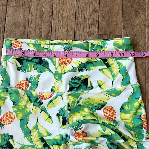 NWOT WILDFOX Sweat Palm and Pineapple Leggings size S high waist - Picture 5 of 9